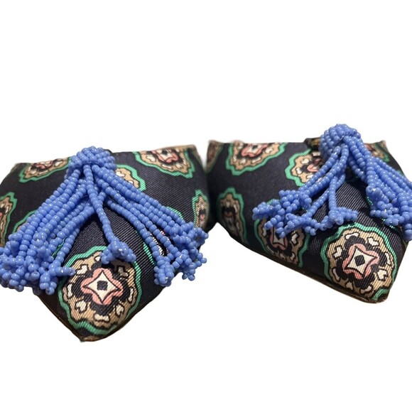 J CREW Beaded Tassel Moroccan Sandals Size 6 Women’s In Excellent Condition - Picture 5 of 11